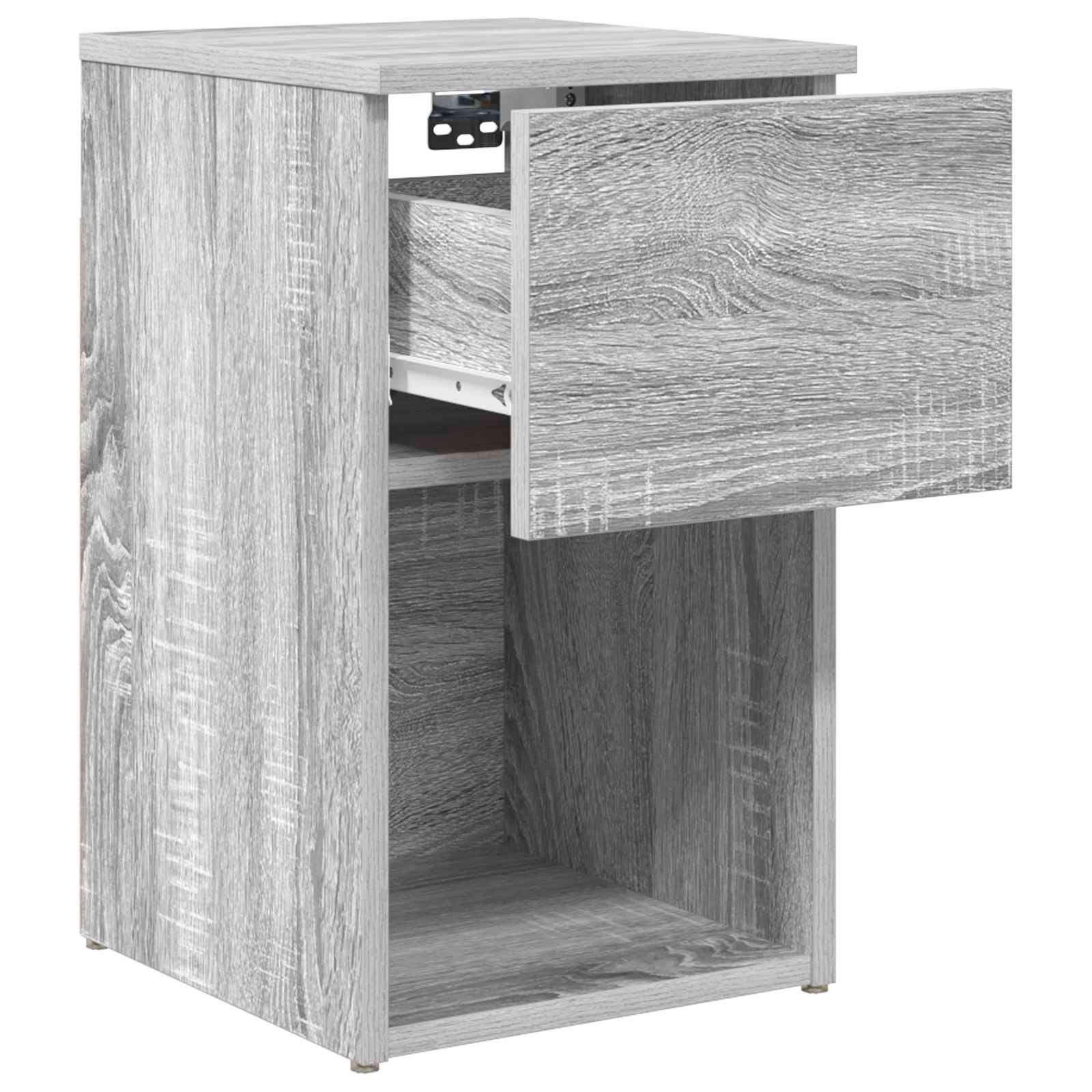 Ντουλάπι κρεβατιού 2 pcs Γκρι Sonoma 29 x 31,5 x 49 εκ - Pakobazaar