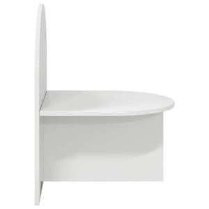 Κομοδίνο Γυαλιστερό Λευκό 48 x 49 x 65 εκ. - Pakobazaar