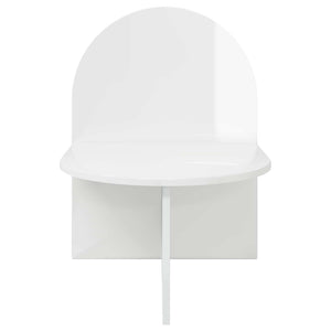Κομοδίνο 2 pcs Γυαλιστερό Λευκό 48 x 49 x 65 εκ. - Pakobazaar