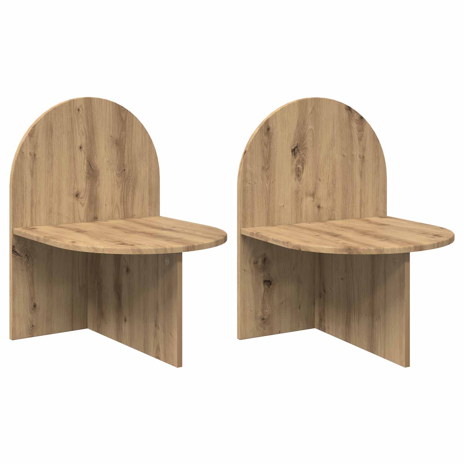 Κομοδίνο 2 pcs Artisan Δρυς 48 x 49 x 65 εκ. - Pakobazaar