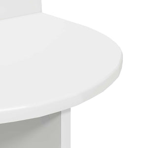 Κομοδίνο Λευκός 40 x 35,5 x 45,5 εκ. - Pakobazaar