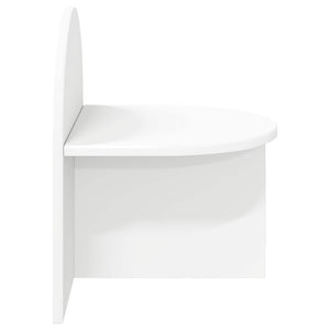 Κομοδίνο Λευκός 40 x 35,5 x 45,5 εκ. - Pakobazaar