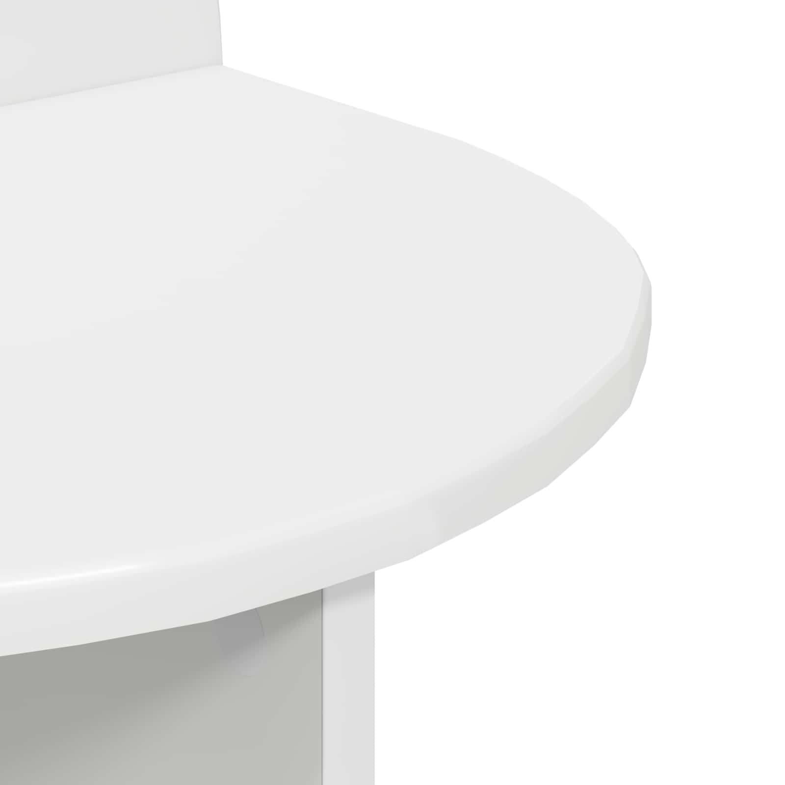 Κομοδίνο 2 pcs Λευκό 40 x 35,5 x 45,5 εκ. - Pakobazaar
