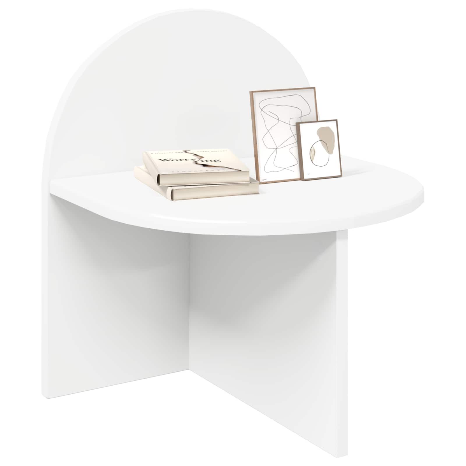 Κομοδίνο 2 pcs Λευκό 40 x 35,5 x 45,5 εκ. - Pakobazaar