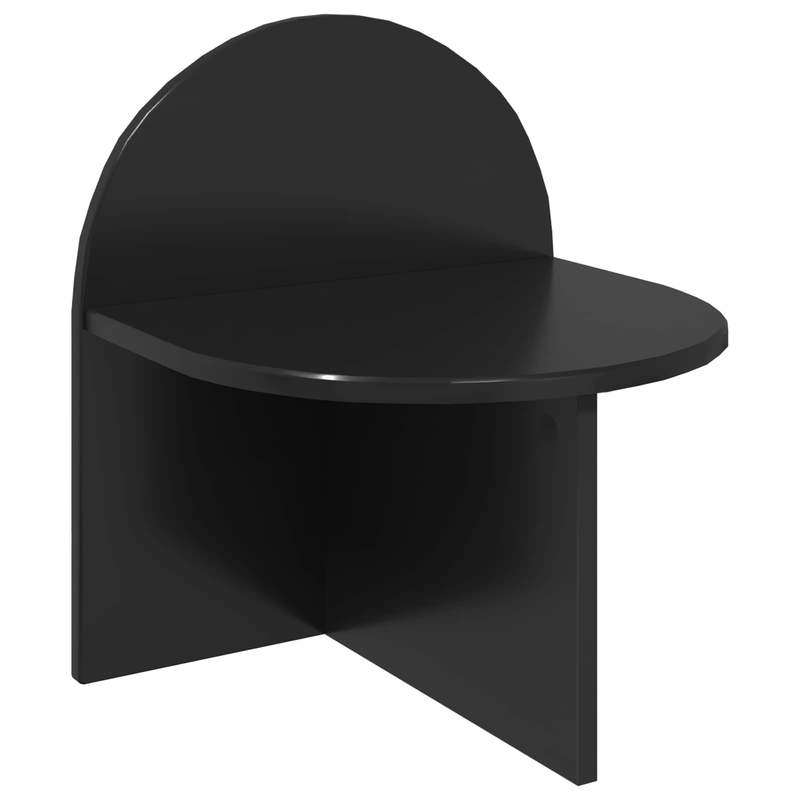 Κομοδίνο Μαύρη Δρυς 40 x 35,5 x 45,5 εκ. - Pakobazaar