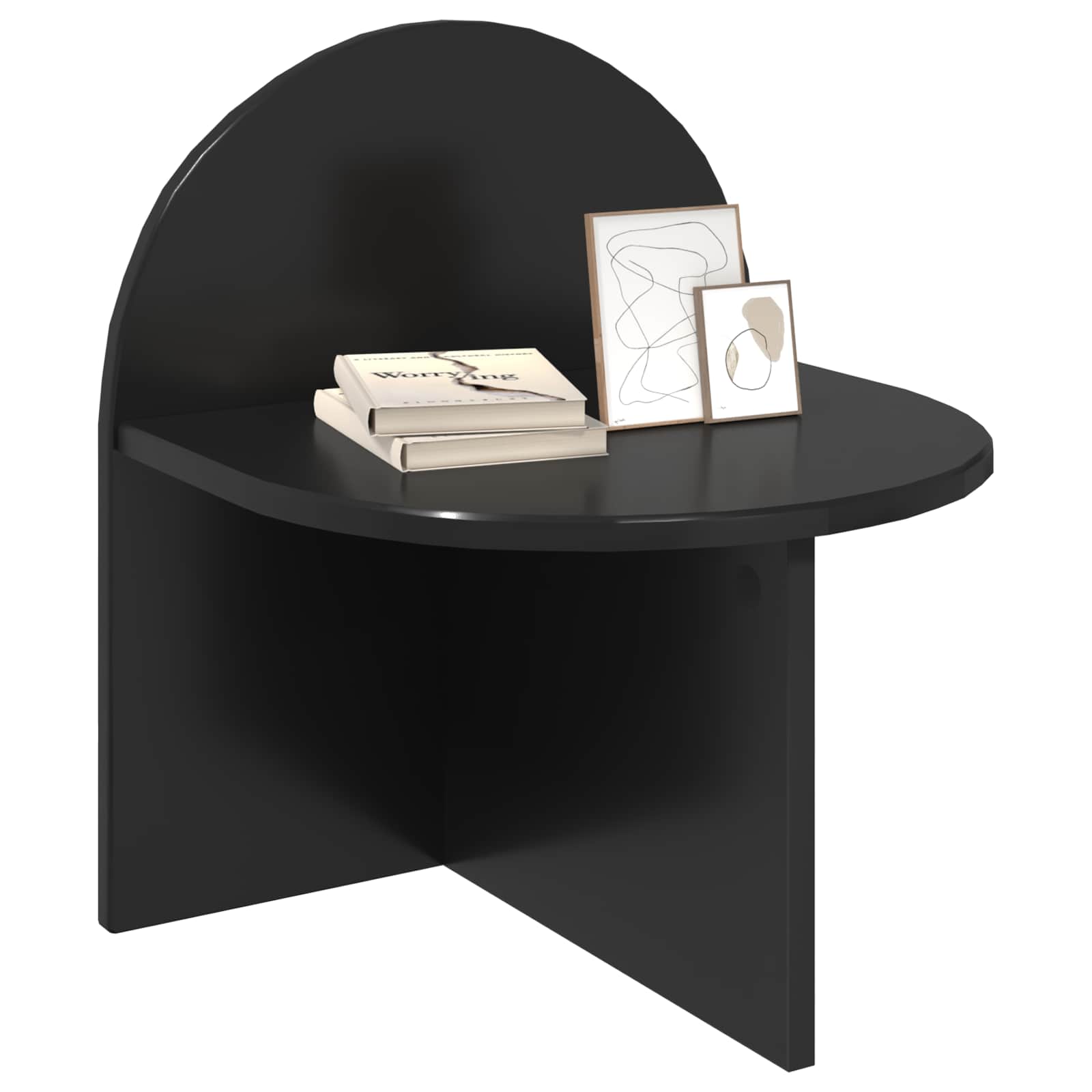 Κομοδίνο 2 pcs Μαύρη Δρυς 40 x 35,5 x 45,5 εκ. - Pakobazaar