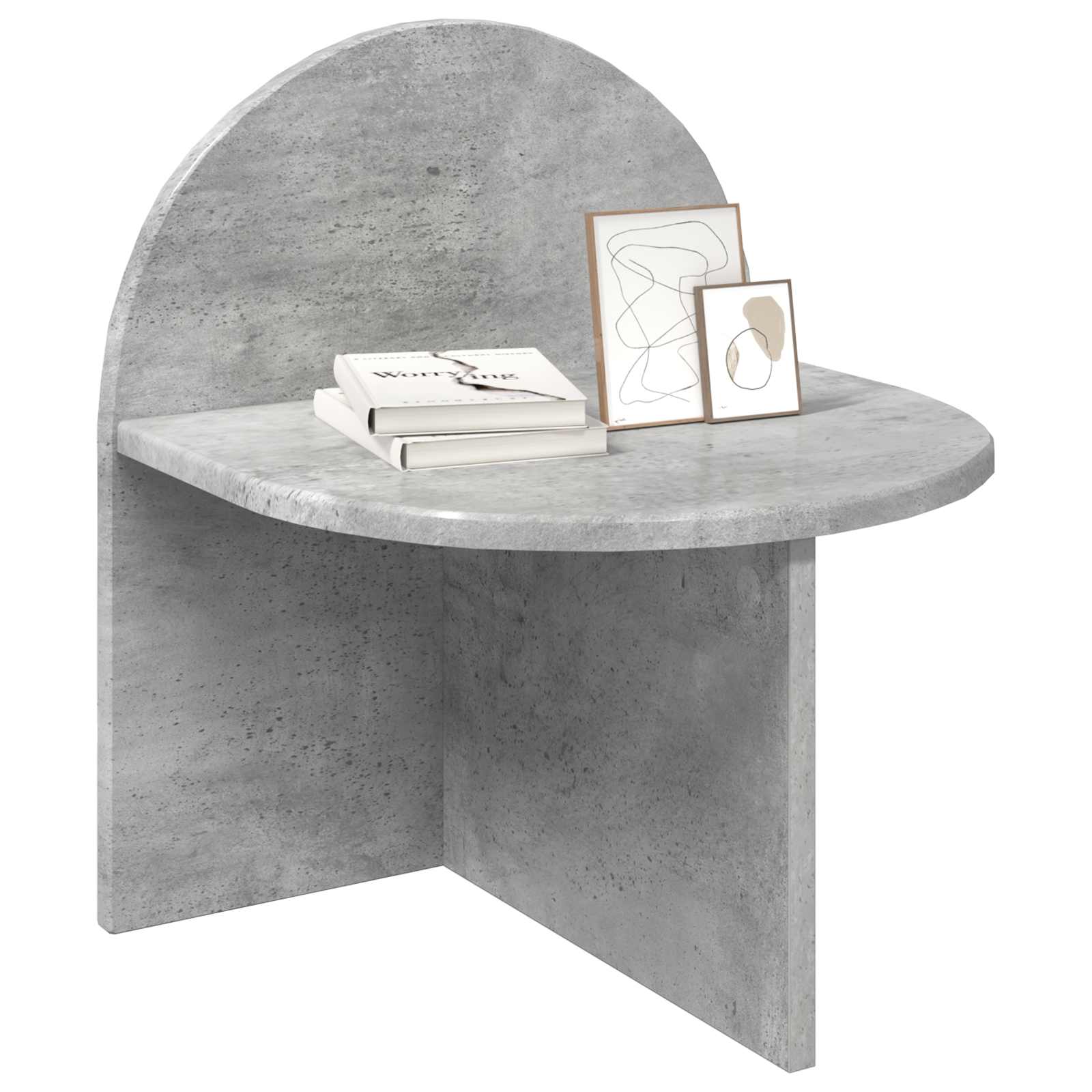 Κομοδίνο 2 pcs Γκρι Σκυροδέματος 40 x 35,5 x 45,5 εκ. - Pakobazaar