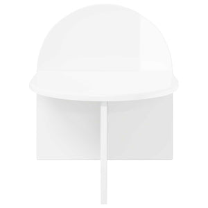 Κομοδίνο 2 pcs Γυαλιστερό Λευκό 40 x 35,5 x 45,5 εκ. - Pakobazaar