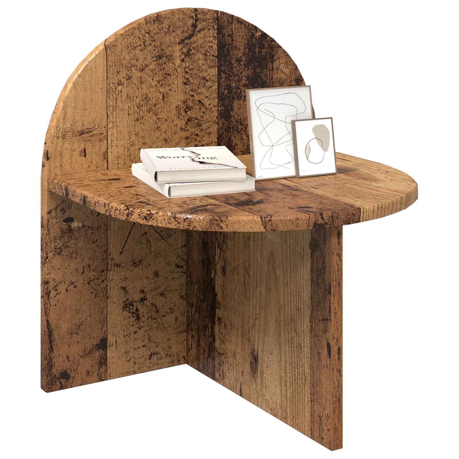 Κομοδίνο Παλαιωμένο ξύλο 40 x 35,5 x 45,5 εκ. - Pakobazaar