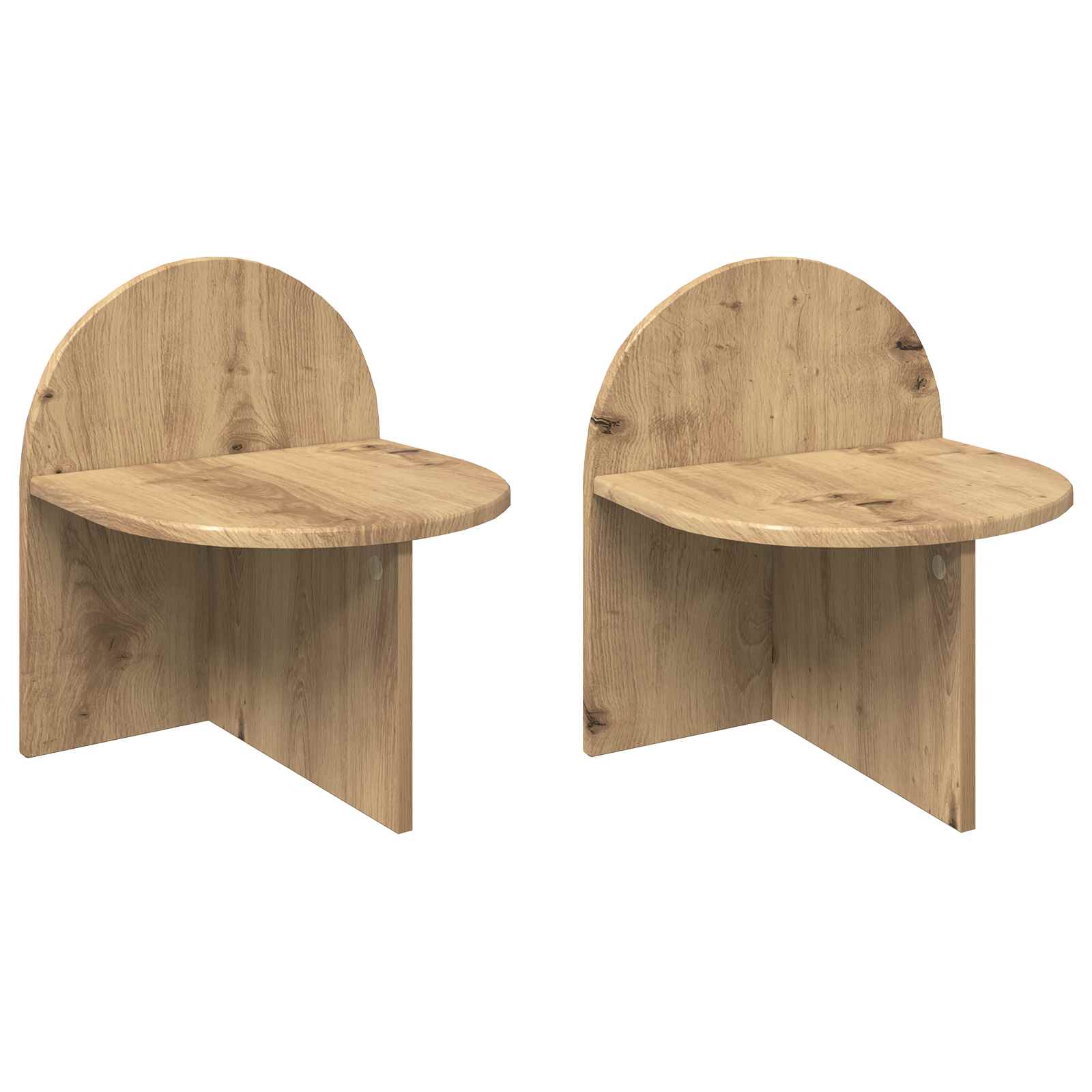 Κομοδίνο 2 pcs Artisan Δρυς 40 x 35,5 x 45,5 εκ. - Pakobazaar
