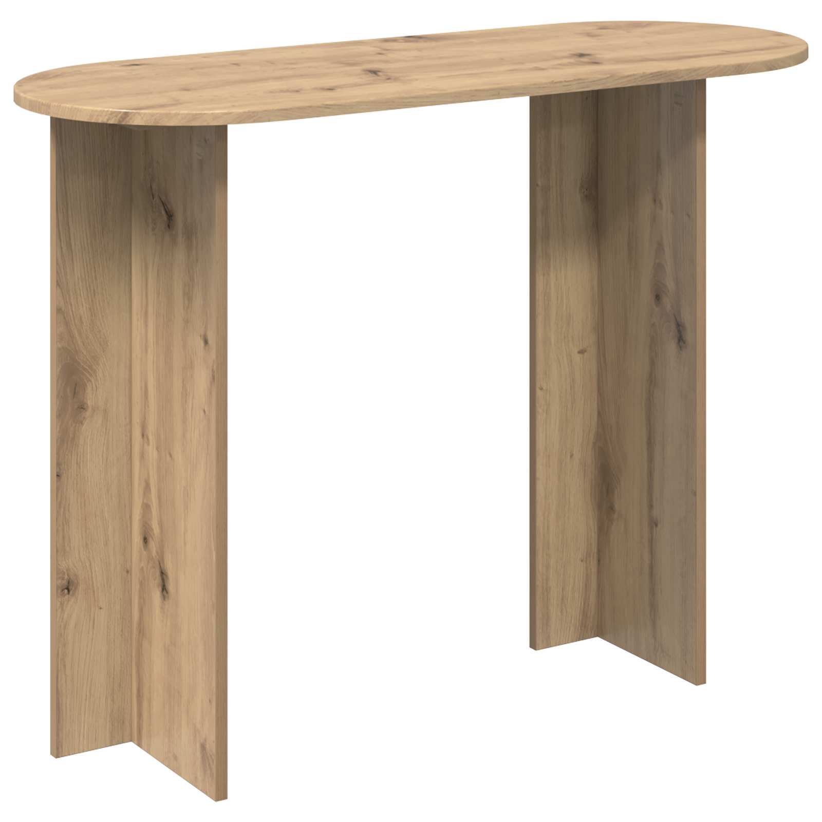 Τραπέζι κονσόλας με αποθήκευση Artisan Δρυς 100 x 39,5 x 75 εκ - Pakobazaar