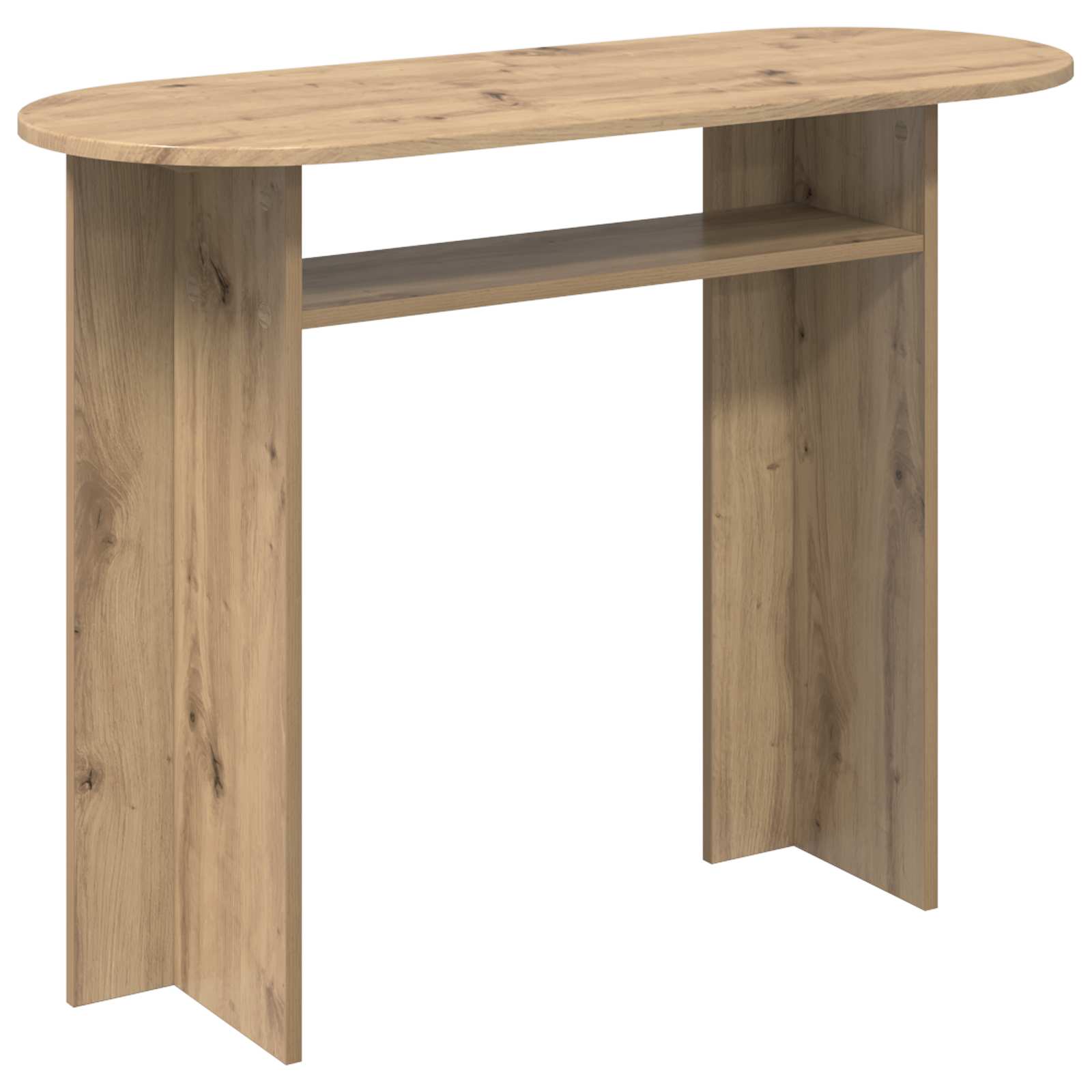 Τραπέζι κονσόλας με αποθήκευση Artisan Δρυς 100 x 39,5 x 75 εκ - Pakobazaar