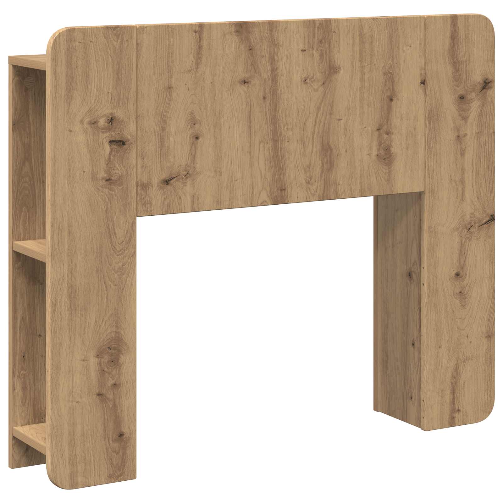 Κρεβάτι με Κεφαλάρι Τεχνίτικη Δρυς 119,5 x 18,5 x 80 εκ - Pakobazaar