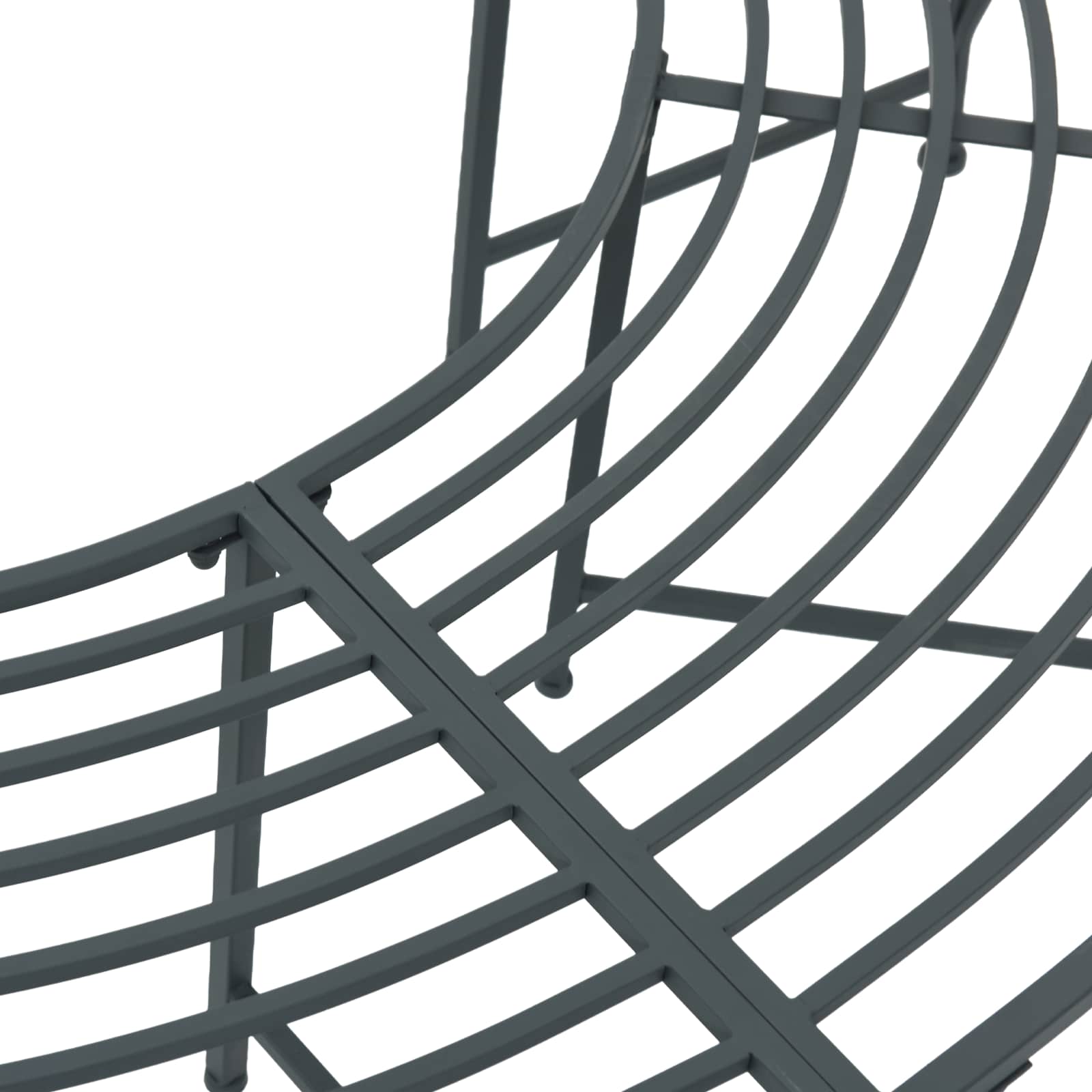 Παγκάκι Δέντρου 4-Αριθμός καθισμάτων 160 x 80 x 44 cm Ατσάλι