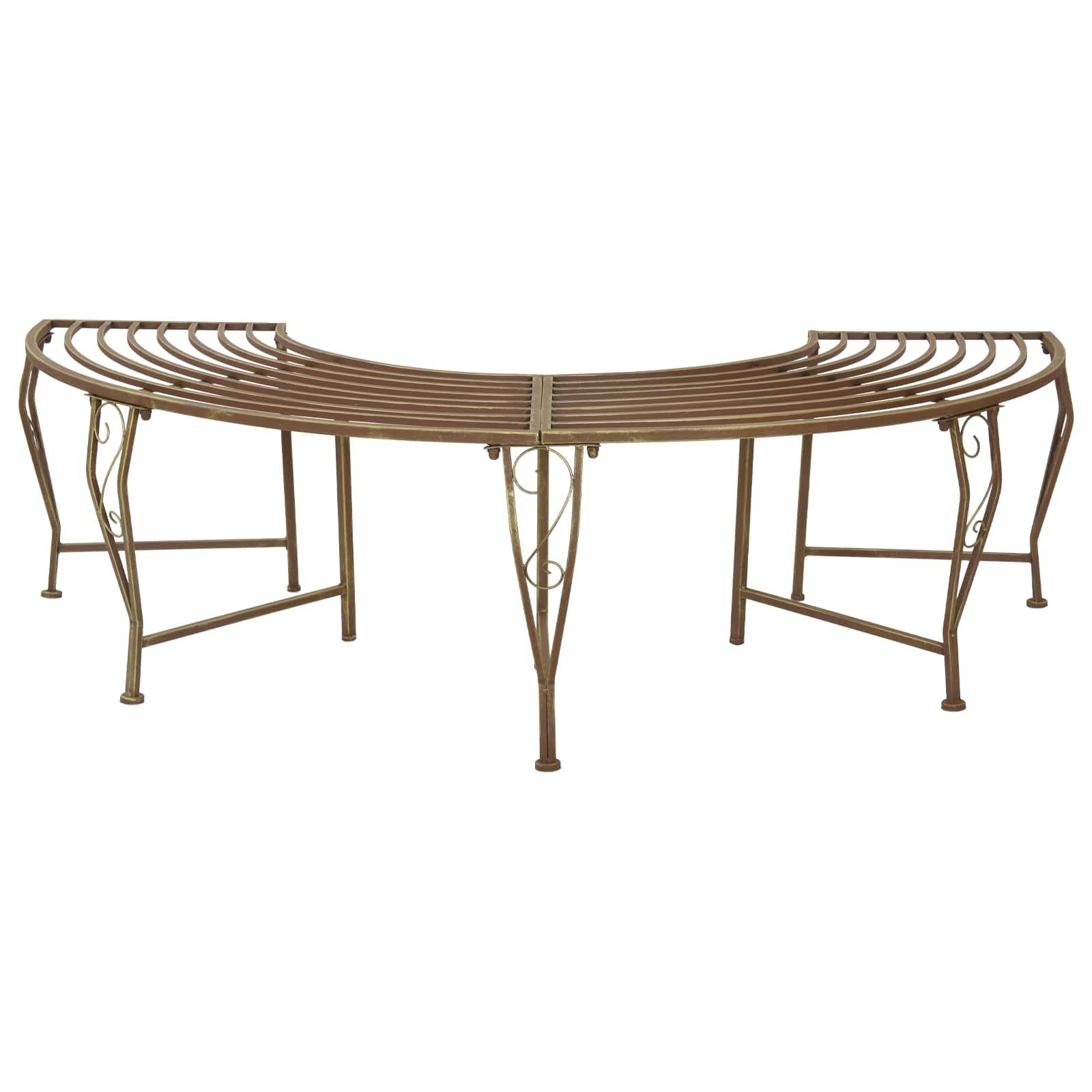 Παγκάκι Δέντρου 4-Αριθμός καθισμάτων 160 x 80 x 44 cm Ατσάλι