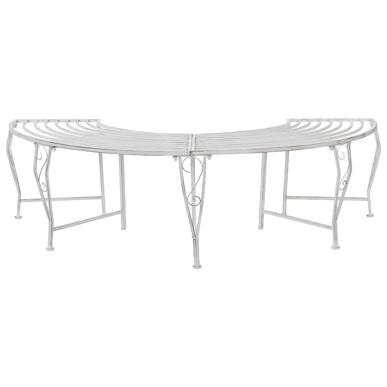Παγκάκι Δέντρου 4-Αριθμός καθισμάτων 160 x 80 x 44 cm Ατσάλι