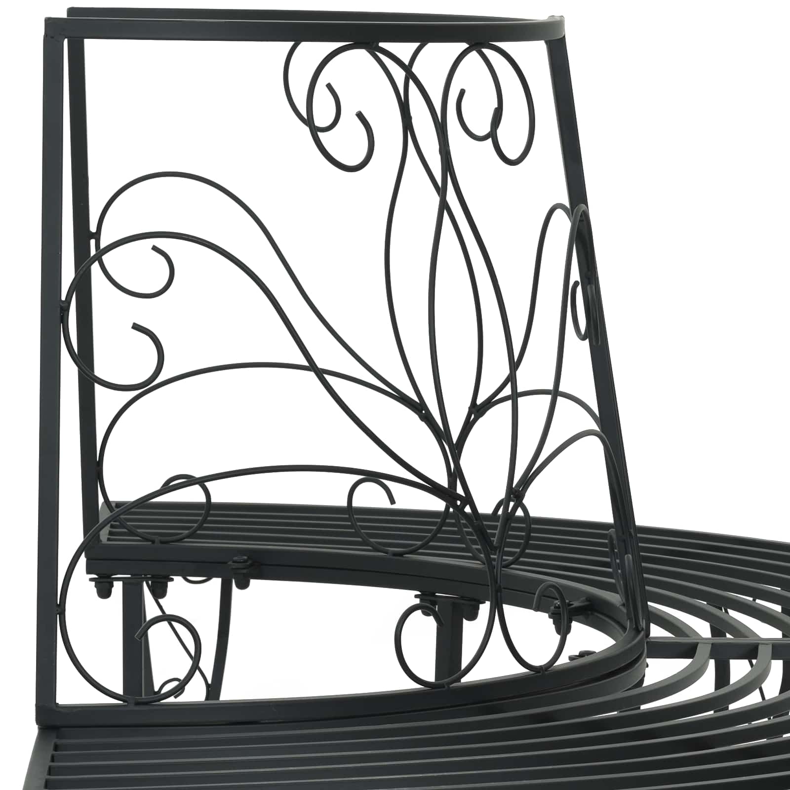 Παγκάκι Δέντρου 4-Αριθμός καθισμάτων 160 x 80 x 89 εκ Ατσάλι