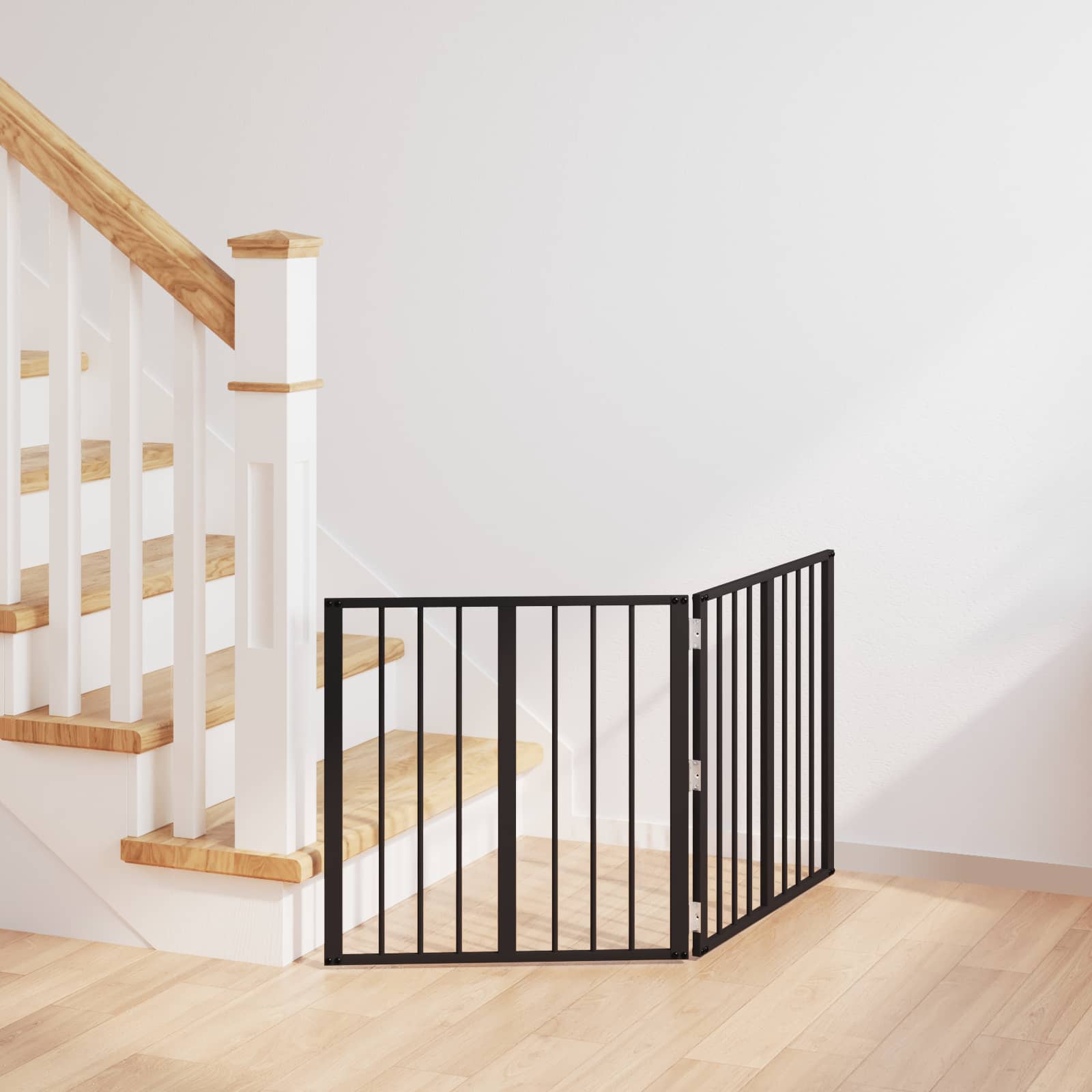 Πόρτα Σκύλου 2 pcs Μαύρο 60 x 60 cm Επικαλυμμένος Χάλυβας - Pakobazaar