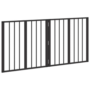 Πόρτα Σκύλου 2 pcs Μαύρο 60 x 60 cm Επικαλυμμένος Χάλυβας - Pakobazaar