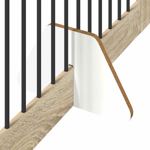 Πύλη Σκύλου με Στηρίγματα 2 pcs Sonoma Δρυς 100 x 100 cm - Pakobazaar