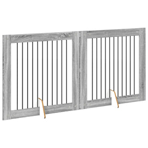 Παιχνιδότοπος Σκύλου 2 pcs Γκρι Σονομά 100 x 100 cm - Pakobazaar