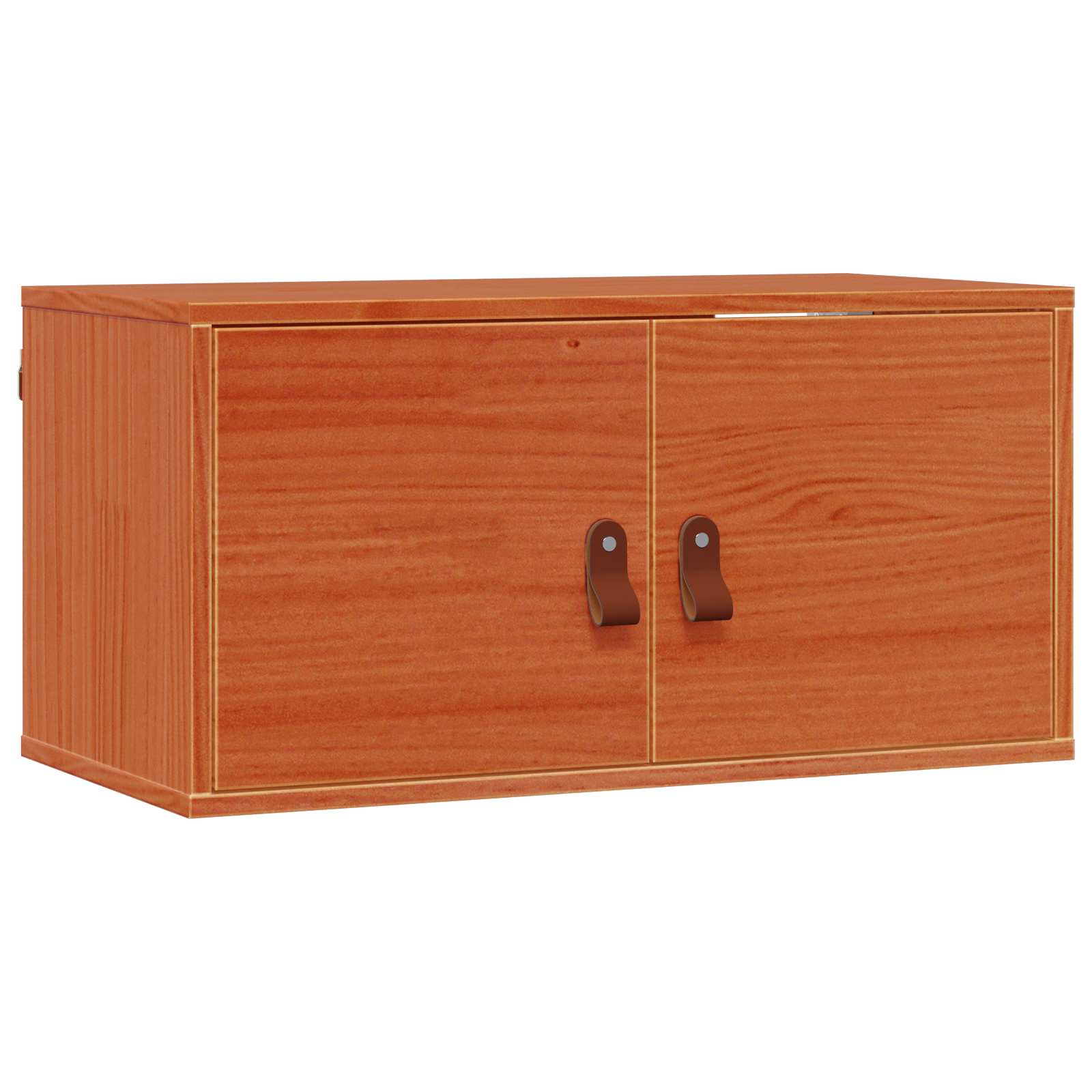 Ντουλάπα Τοίχου με ράφι 2 pcs Κερωτό καφέ 60 x 30 x 30 cm