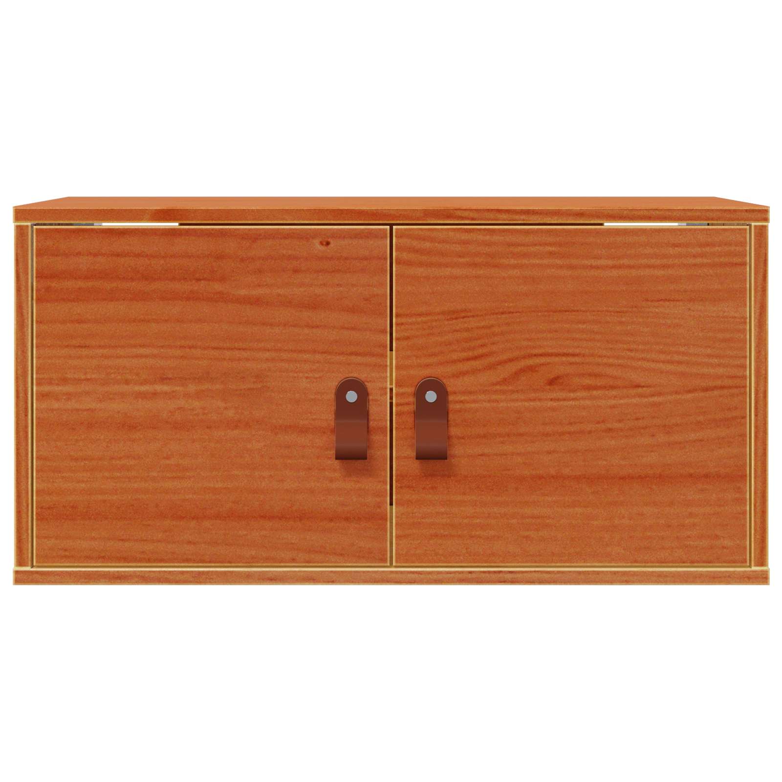 Ντουλάπα Τοίχου με ράφι 2 pcs Κερωτό καφέ 60 x 30 x 30 cm