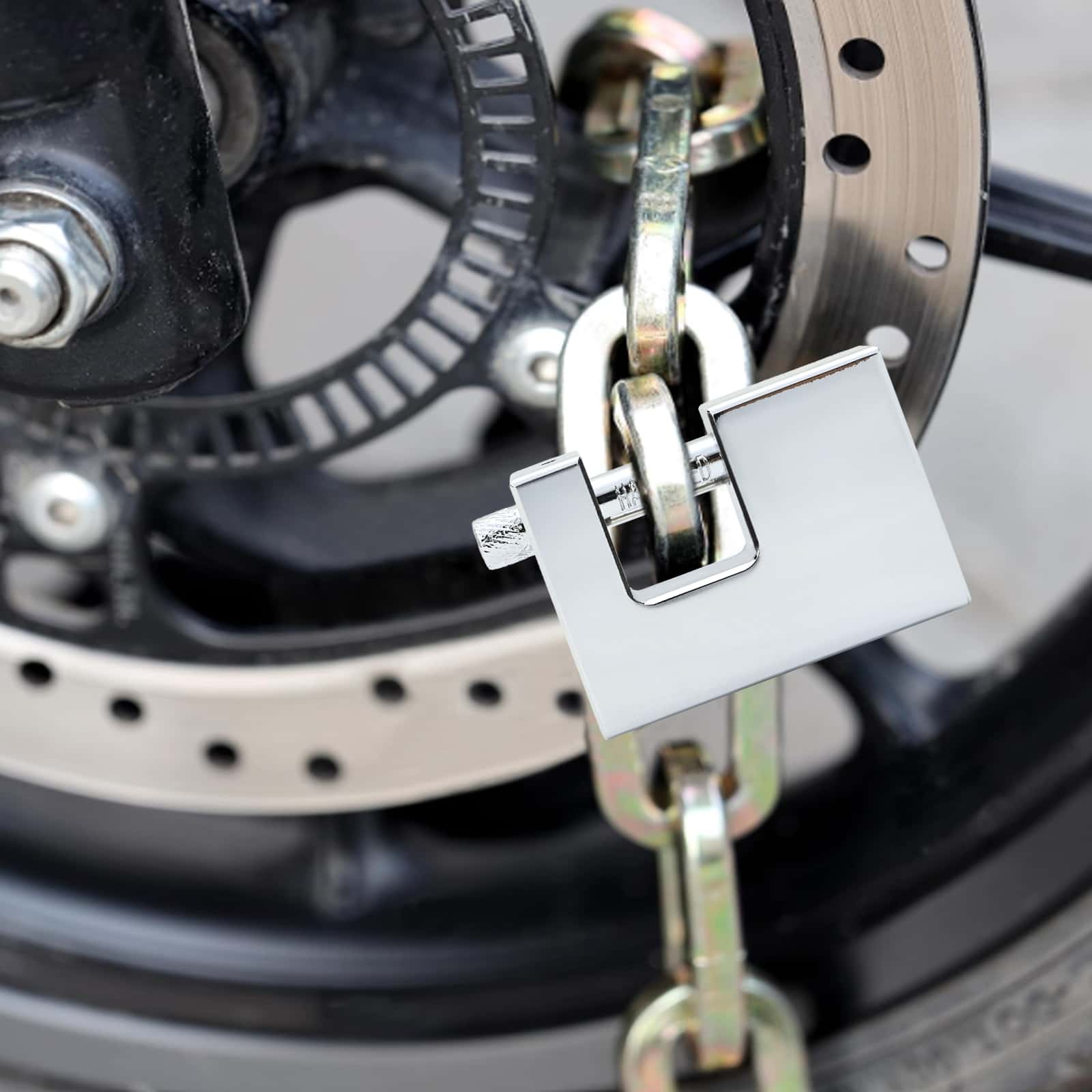 Λουκέτο Ασημί Ατσάλι - Pakobazaar