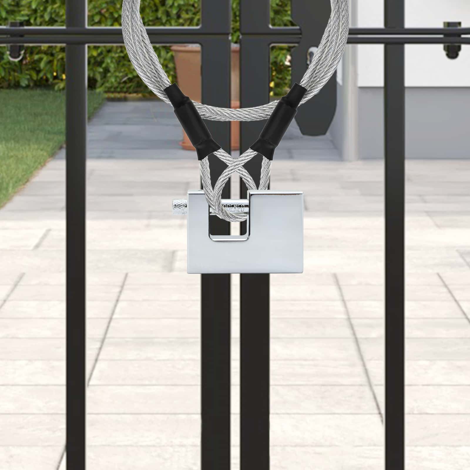 Λουκέτο Ασημί Ατσάλι - Pakobazaar