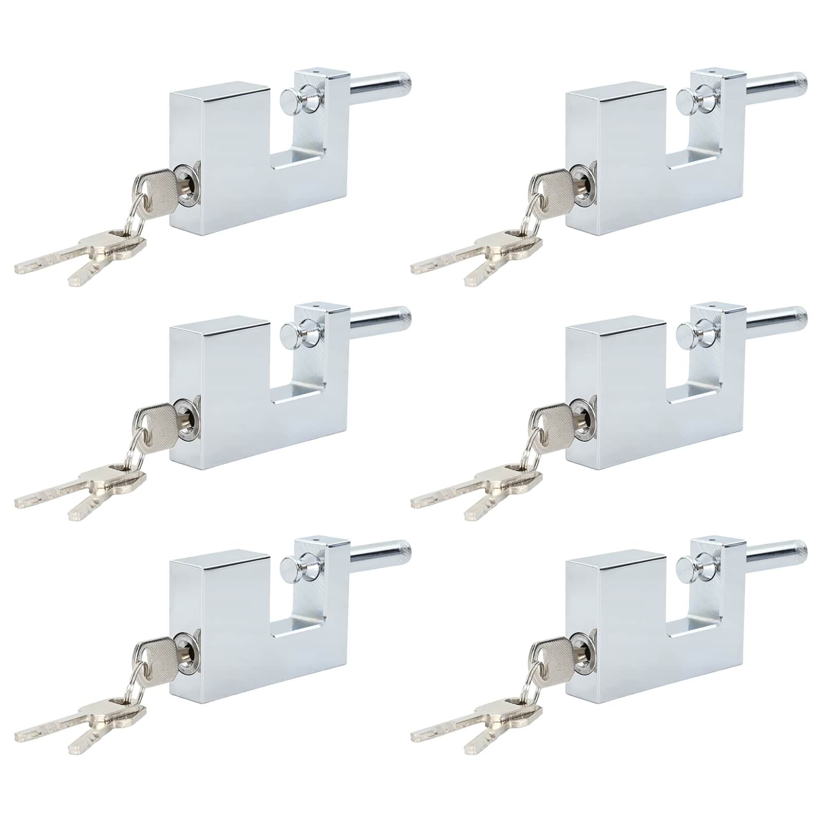 Λουκέτο Ασημί Ατσάλι - Pakobazaar