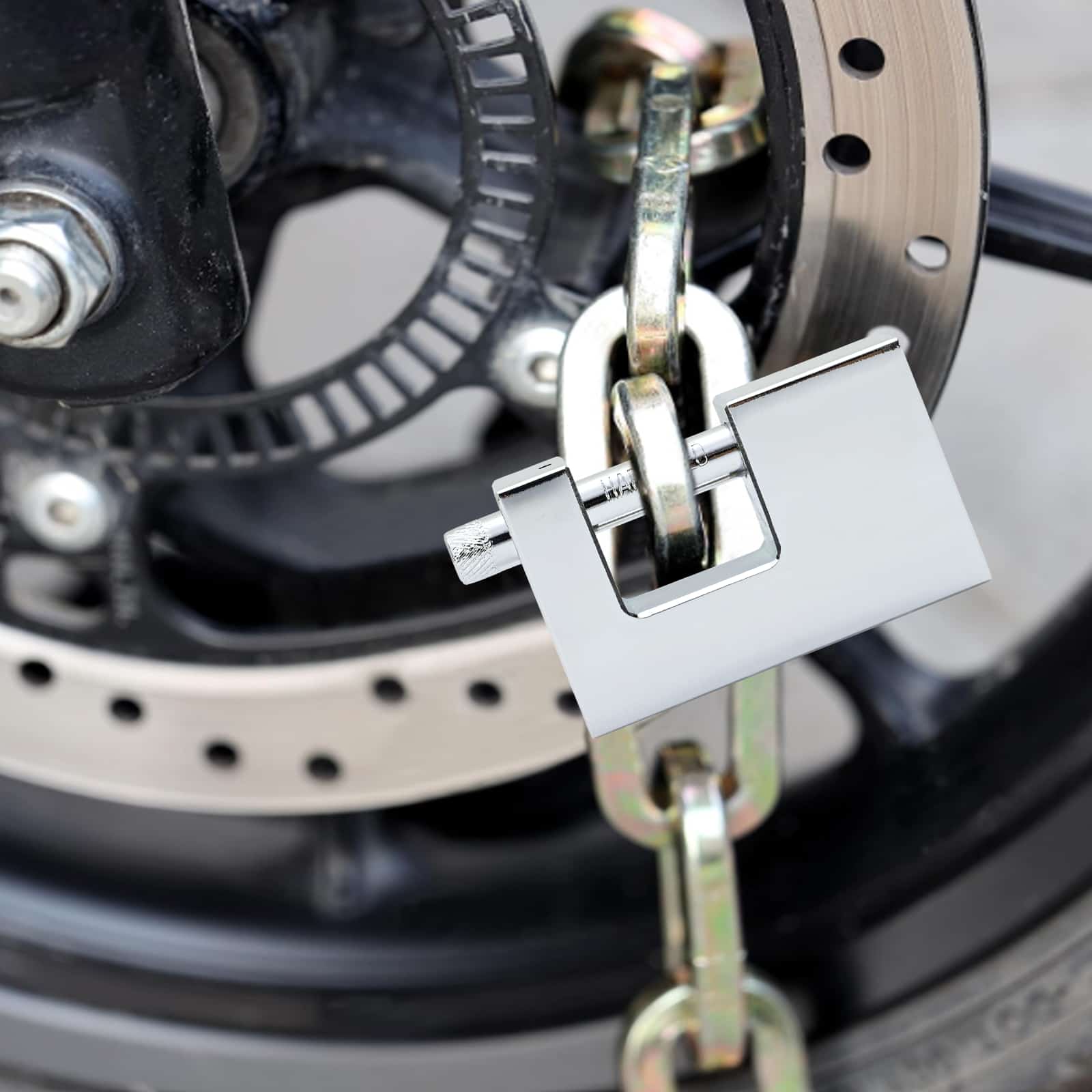 Λουκέτο Ασημί Ατσάλι - Pakobazaar