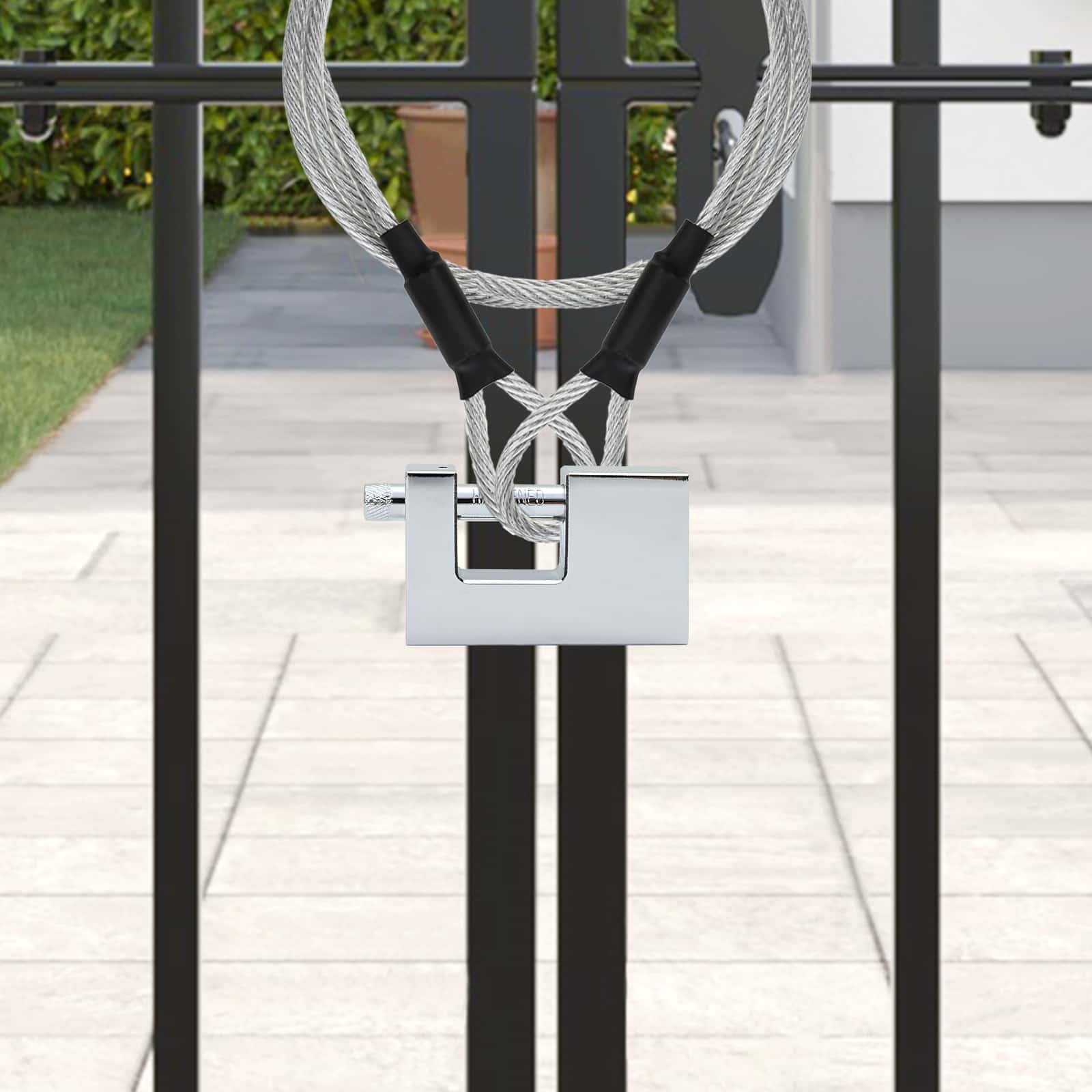 Λουκέτο Ασημί Ατσάλι - Pakobazaar