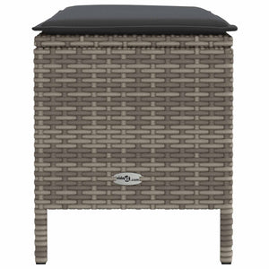 Σκαμπό Κήπου Γκρι και Σκούρο Γκρι 80 x 38 x 45 cm Ράτα PE - Pakobazaar