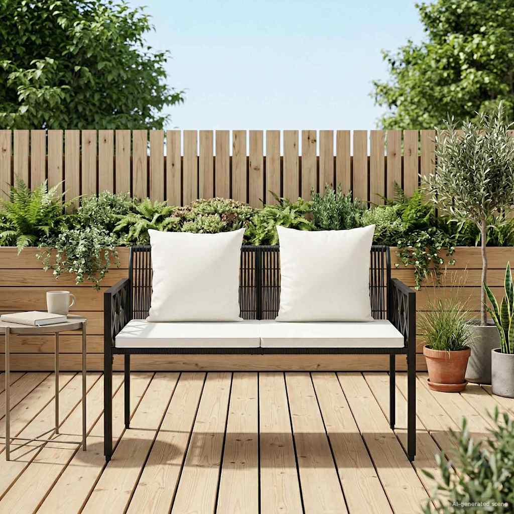 Εξωτερικά παγκάκια 2 -Seater 116 x 56 x 75 εκ. συνθετικό ρατάν