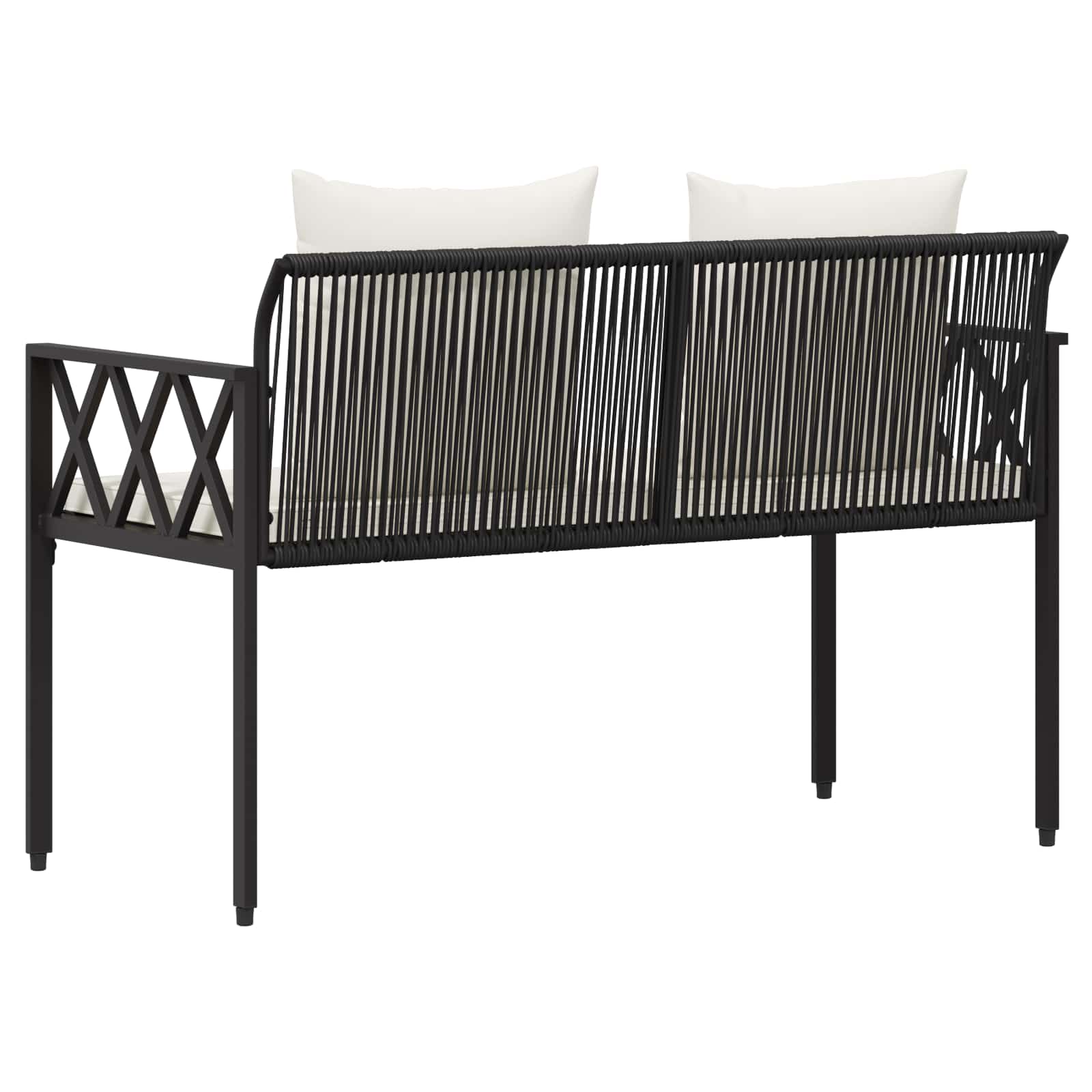 Εξωτερικά παγκάκια 2 -Seater 116 x 56 x 75 εκ. συνθετικό ρατάν