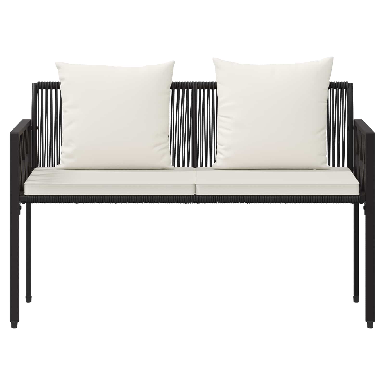 Εξωτερικά παγκάκια 2 -Seater 116 x 56 x 75 εκ. συνθετικό ρατάν