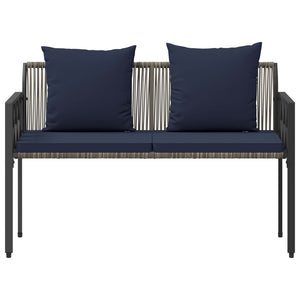 Εξωτερικά παγκάκια 2 -Seater 116 x 56 x 75 εκ. συνθετικό ρατάν - Pakobazaar