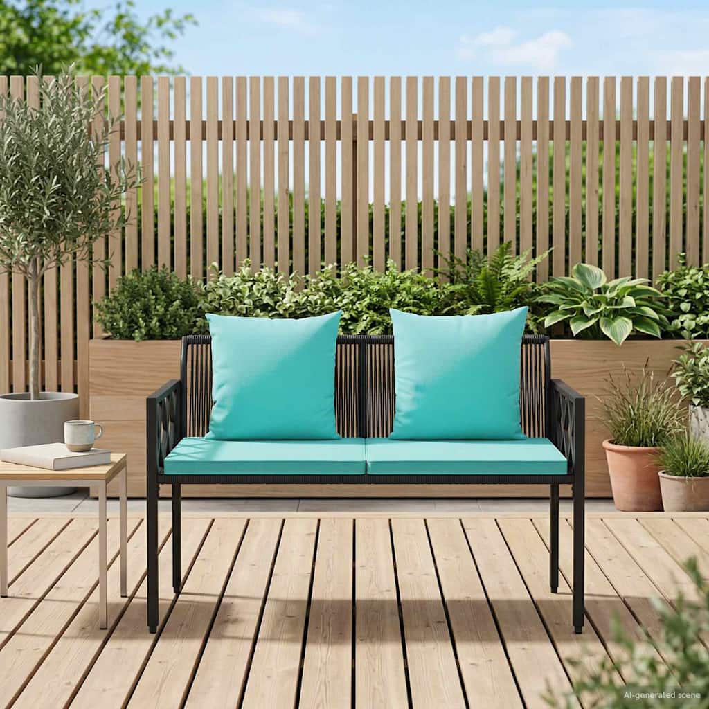 Εξωτερικά παγκάκια 2 -Seater 116 x 56 x 75 εκ. συνθετικό ρατάν