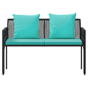 Εξωτερικά παγκάκια 2 -Seater 116 x 56 x 75 εκ. συνθετικό ρατάν - Pakobazaar