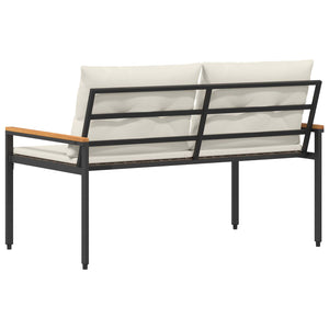 Εξωτερικός πάγκος 2 -Seater 116 x 67,5 x 72 εκ συνθετικό ρατάν - Pakobazaar