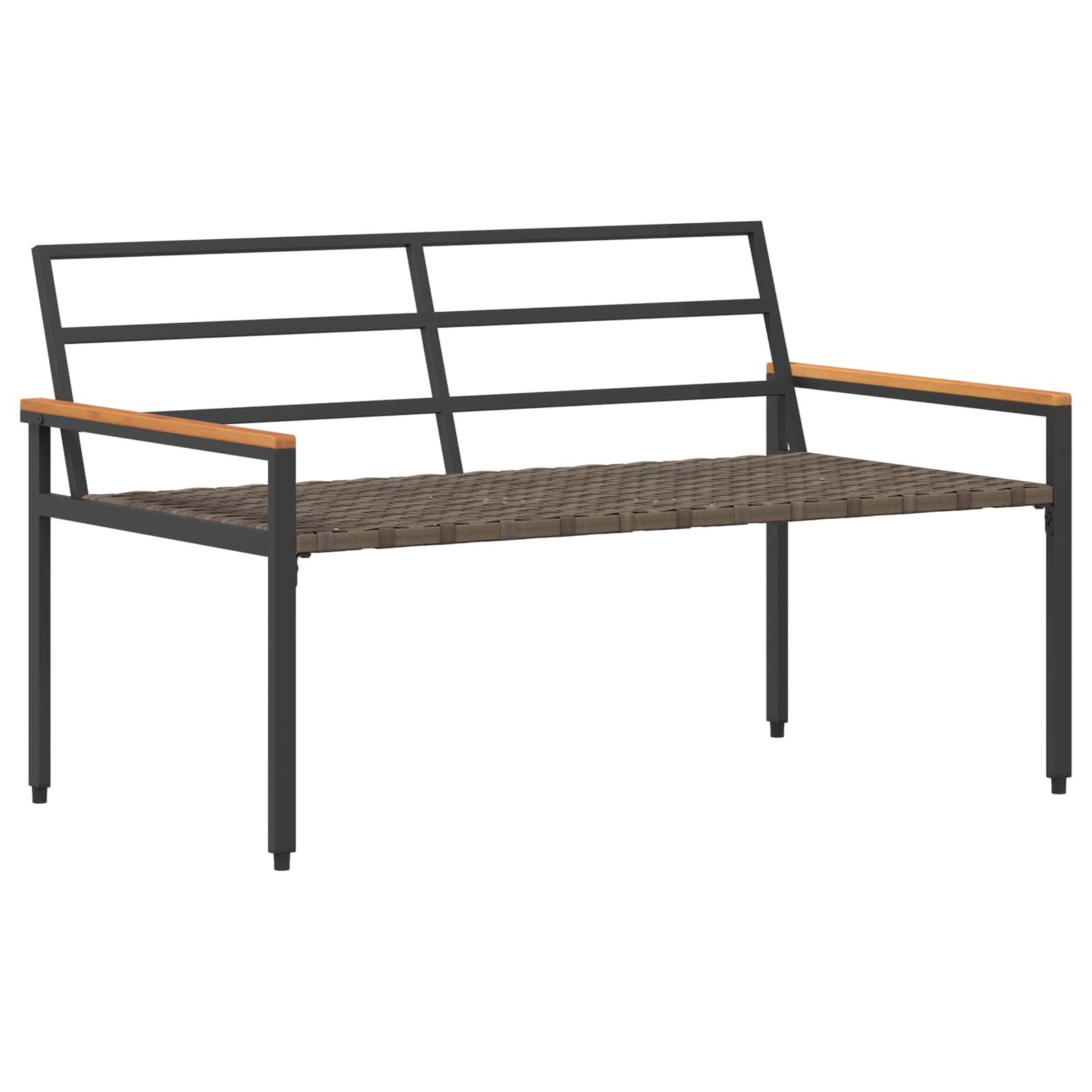 Εξωτερικός πάγκος 2 -Seater 116 x 67,5 x 72 εκ συνθετικό ρατάν