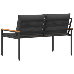 Εξωτερικός πάγκος 2 -Seater 116 x 67,5 x 72 εκ συνθετικό ρατάν - Pakobazaar