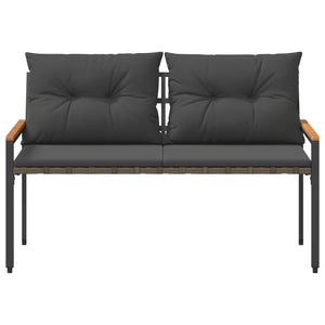 Εξωτερικός πάγκος 2 -Seater 116 x 67,5 x 72 εκ συνθετικό ρατάν - Pakobazaar