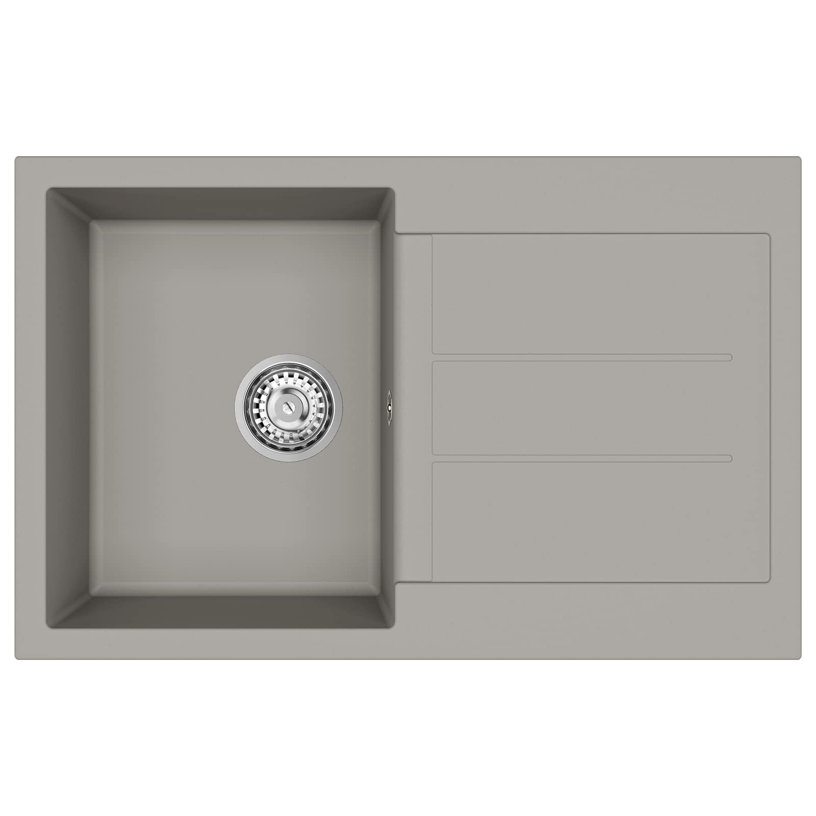 Σιντρινο Γκρι 780 x 500 mm 80% Χαλαζίας και 20% Ρητίνη - Pakobazaar