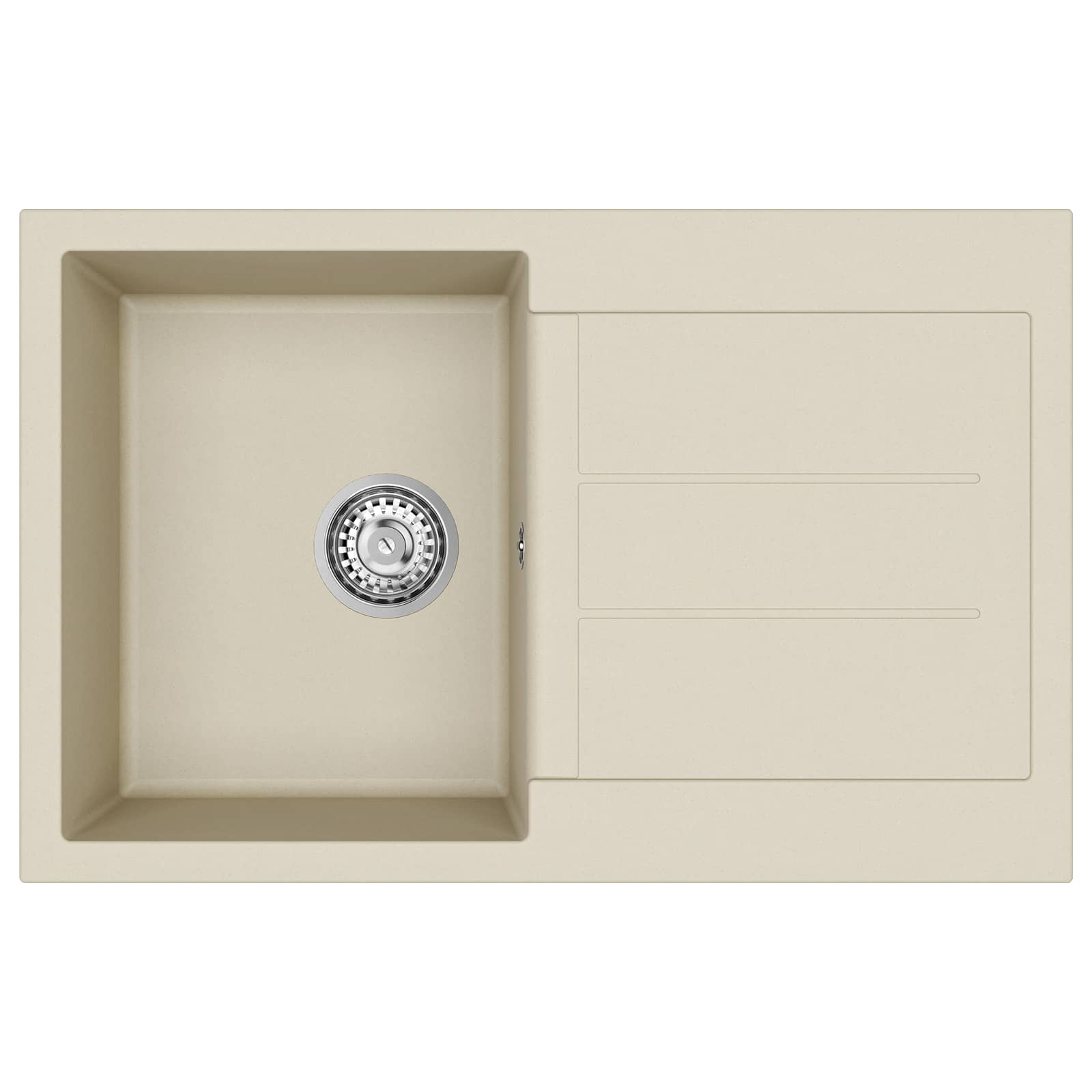 Σιντρινο Μπεζ 780 x 500 mm 80% Χαλαζίας και 20% Ρητίνη - Pakobazaar