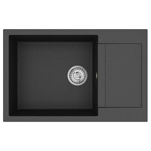 Σιντρινο Μαύρο 780 x 500 mm 80% Χαλαζίας και 20% Ρητίνη - Pakobazaar