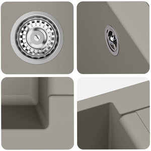 Σιντρινο Γκρι 780 x 500 mm 80% Χαλαζίας και 20% Ρητίνη - Pakobazaar
