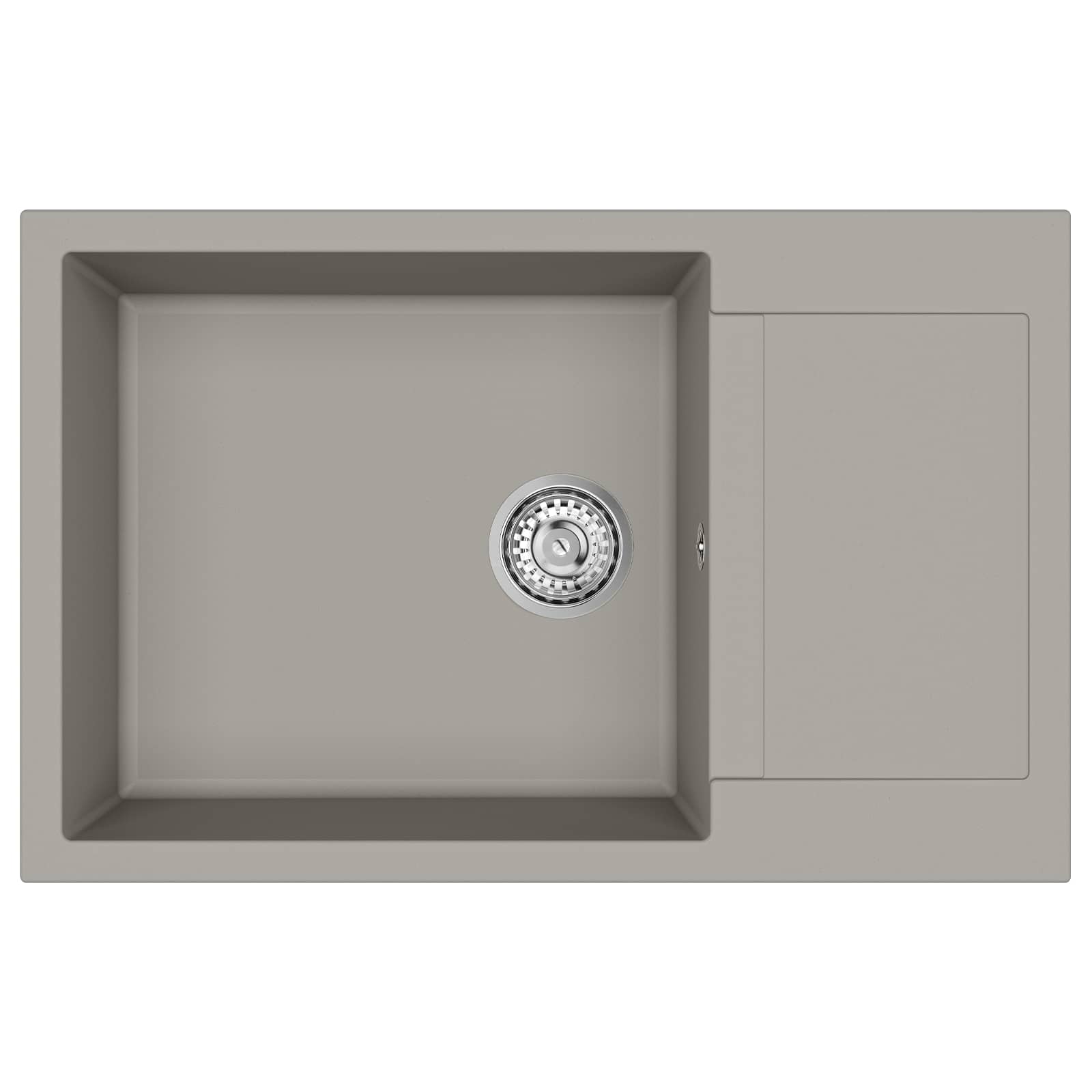Σιντρινο Γκρι 780 x 500 mm 80% Χαλαζίας και 20% Ρητίνη - Pakobazaar