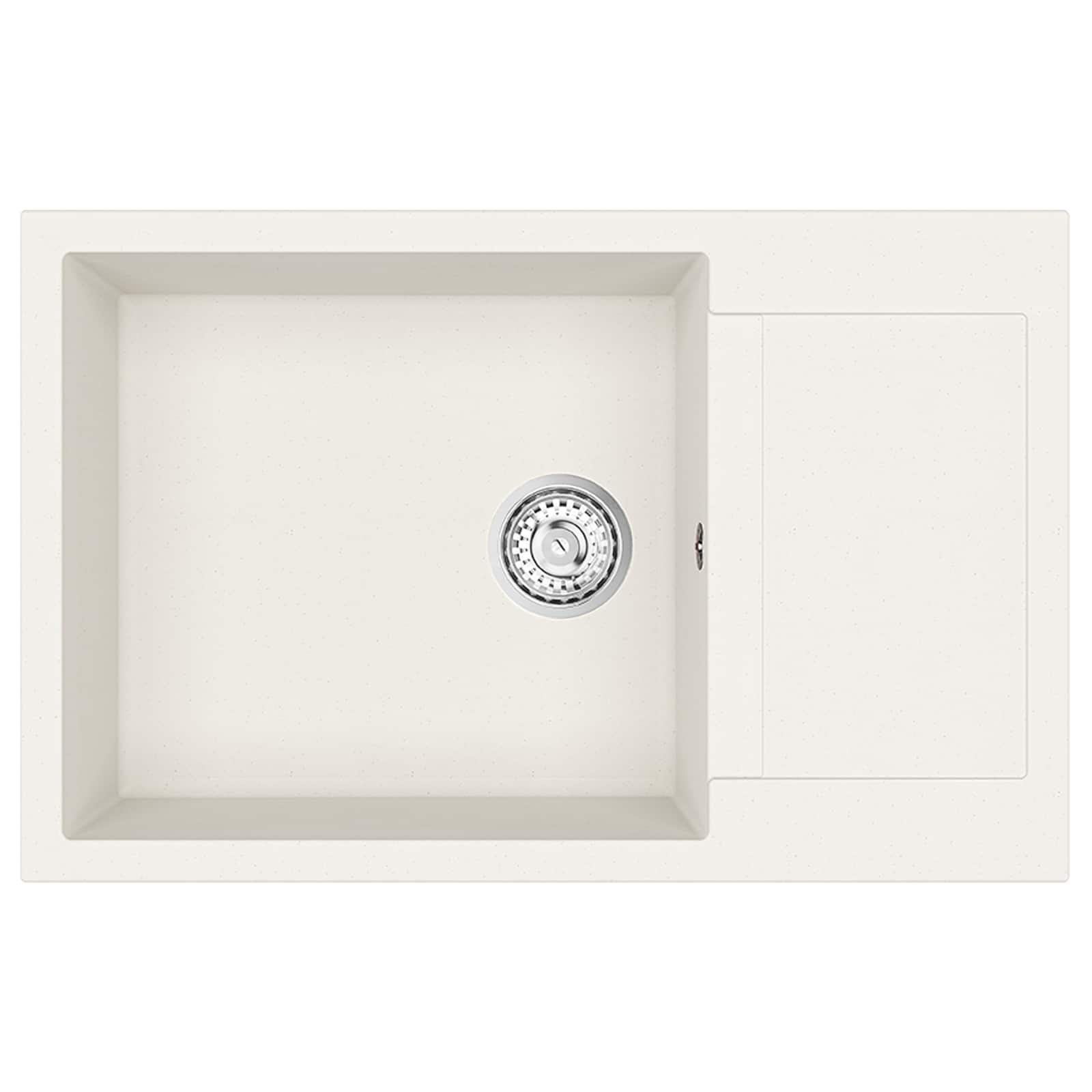 Σιντρινο Λευκό 780 x 500 mm 80% Χαλαζίας και 20% Ρητίνη - Pakobazaar