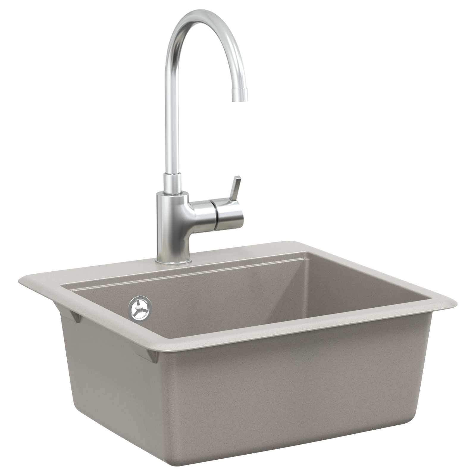Σιντρινο Γκρι 470 x 440 mm Γρανίτης - Pakobazaar